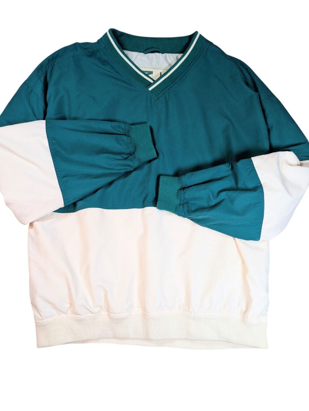 Vintage 90s Crest Signature Collection Men L Pullover Lined Windbreaker Jacket